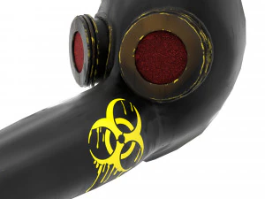 masque de peste Modèle 3D