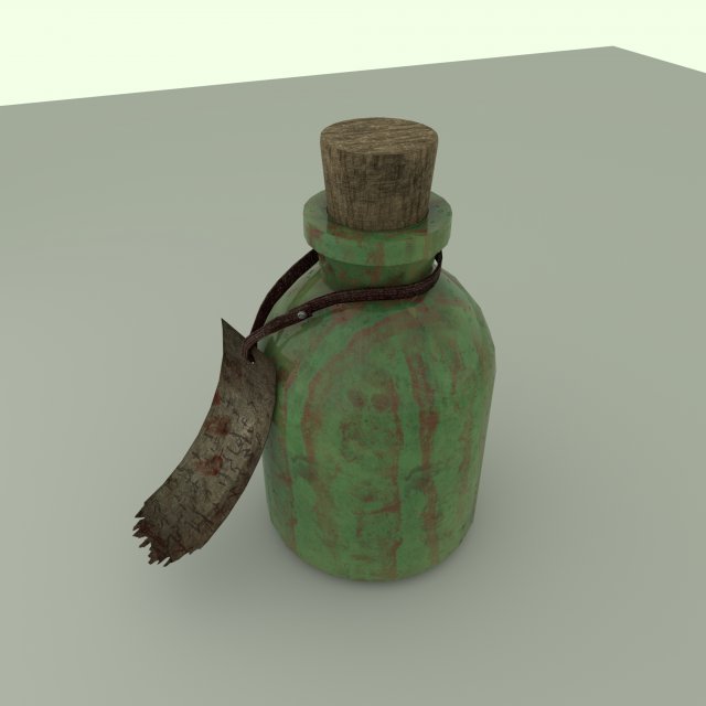 potions 3D Model .c4d .max .obj .3ds .fbx .stl .blend 
