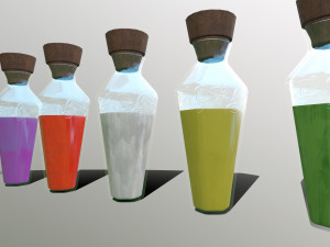 potions 3Dモデル