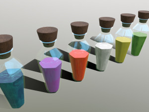 potions 3Dモデル