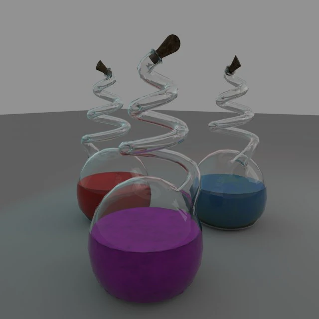 poci&oacute;n Modelo 3D .c4d .max .obj .3ds .fbx .stl .blend 