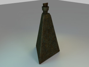 flask 3D 模型