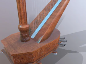 harp 3D Model