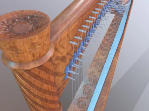 harp 3D Model