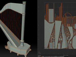 harp Modelo 3D