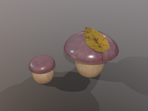 mushroom Model 3D