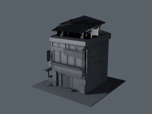 an old clothing store 3D Model