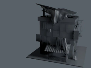 an old clothing store 3D Model