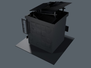 an old clothing store Modèle 3D