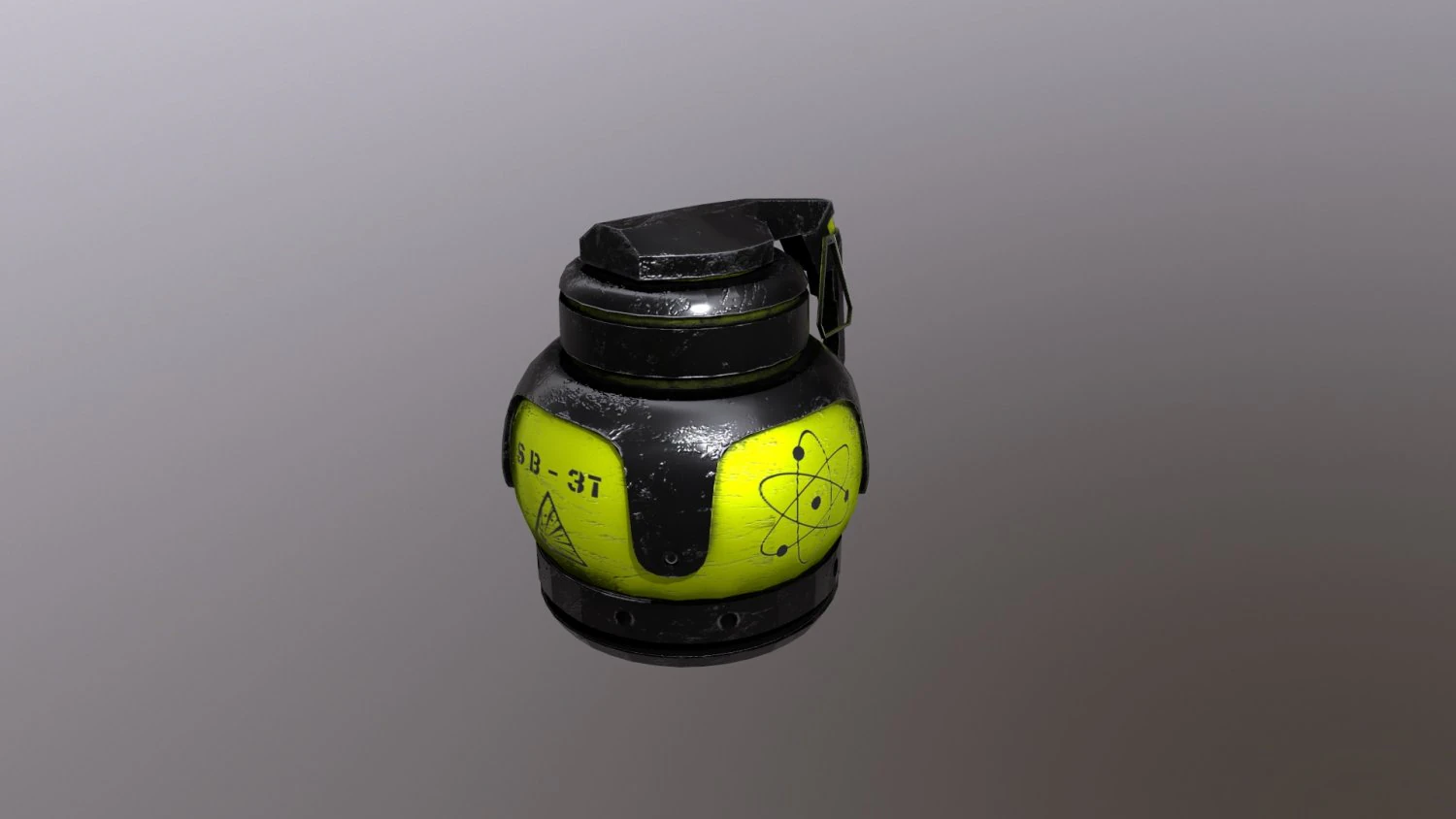 grenade 3D Model .c4d .max .obj .3ds .fbx .stl .blend 