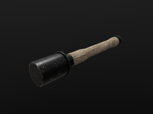stielhandgranate Modelo 3D