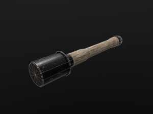 stielhandgranate Modèle 3D