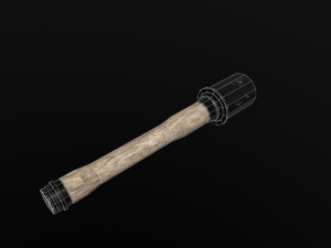 stielhandgranate Modèle 3D
