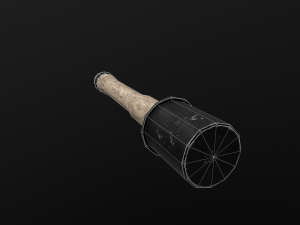 stielhandgranate Modèle 3D