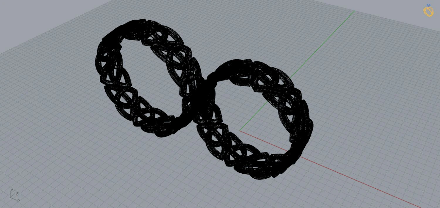 jewelry ring 3D Model .c4d .max .obj .3ds .fbx .stl .blend 