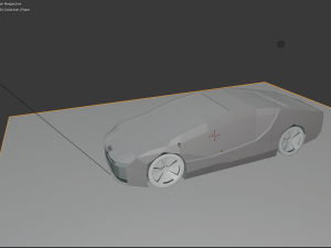audi a9 futuristic concept car low-poly 3D Model