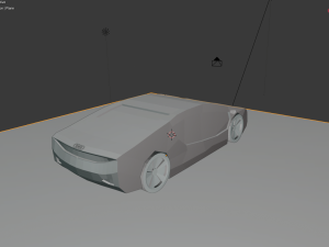 audi a9 futuristic concept car low-poly 3D Model