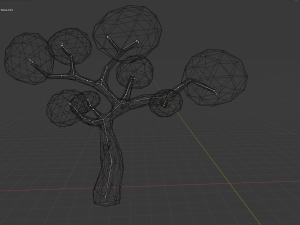 low poly tree and rocks free low-poly 3D 모델