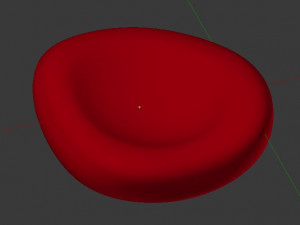 red blood cells Model 3D