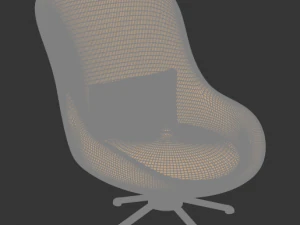 modern armchair 3D Model