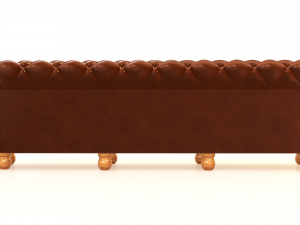 chesterfield armchair 3 seats 3D Model