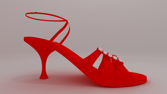 manolo blahnik shoes Modello 3D .c4d .max .obj .3ds .fbx .stl .blend