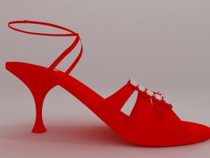 manolo blahnik shoes 3D Model