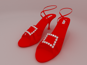 manolo blahnik shoes Modello 3D