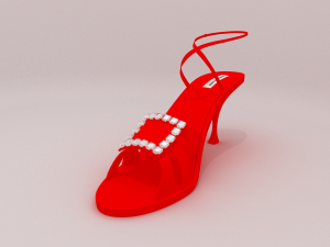 manolo blahnik shoes Modello 3D