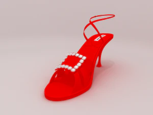 manolo blahnik shoes 3D Model