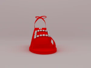 manolo blahnik shoes 3D Model