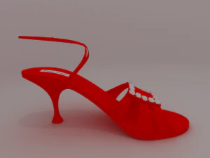 manolo blahnik shoes 3D Model