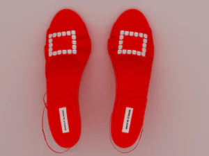 manolo blahnik shoes 3D Model