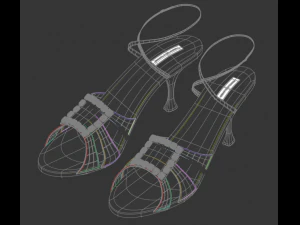 manolo blahnik shoes 3D Model