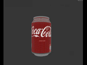 hiperealistic cocacola can 3D Model