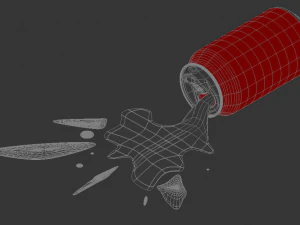 hiperealistic cocacola can 3D Model