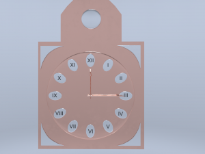 wall clock Model 3D