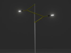 ornamental post - pack v1 3D 모델