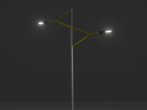 ornamental post - pack v1 3D Model
