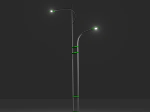 ornamental post - pack v1 3D Model