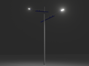 ornamental post - pack v1 3D 모델