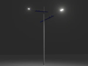 ornamental post - pack v1 3D Model