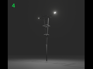 ornamental post - pack v1 3D 모델