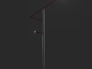 ornamental post - pack v1 3D Model
