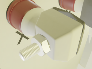 three-phase and single-phase transformer - brazilian style Model 3D