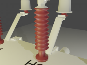 three-phase and single-phase transformer - brazilian style Model 3D