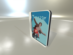 21 pack cartoon of dvd discs Modelo 3D
