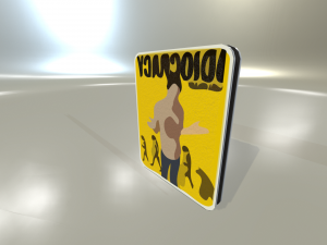 21 pack cartoon of dvd discs Modelo 3D