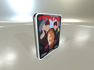 21 pack cartoon of dvd discs Modelo 3D