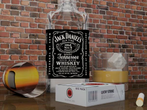 Джек Дэниелс виски 3D Модель